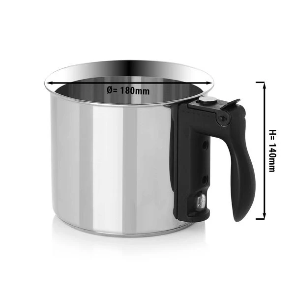 Simmertopf / Wasserbadtopf - Ø 16 Cm 1 Simmertopf / Wasserbadtopf - Ø 16 Cm