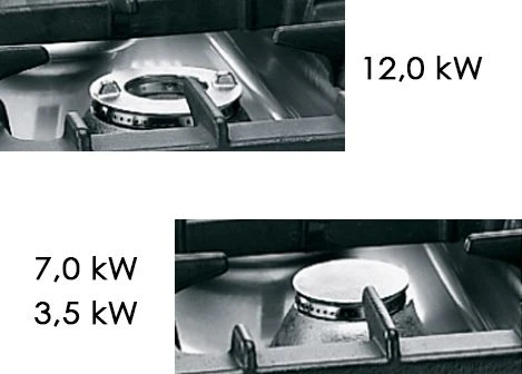 Gasherd - 53,5 KW - 6 Brenner 4 Gasherd - 53,5 KW - 6 Brenner – Bild 4