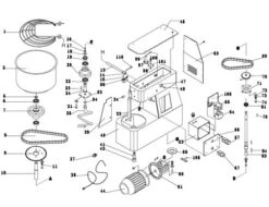Teigknetmaschine - 53 Liter / 44 Kg - Mit Festem Kessel 18 Teigknetmaschine - 53 Liter / 44 Kg - Mit Festem Kessel -Koch Set Haus 636846174932428140 fc41 1