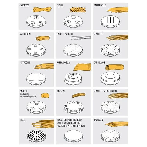 Elektrische Nudelmaschine - 5 Kg/h - 300 Watt 12 Elektrische Nudelmaschine - 5 Kg/h - 300 Watt – Bild 12