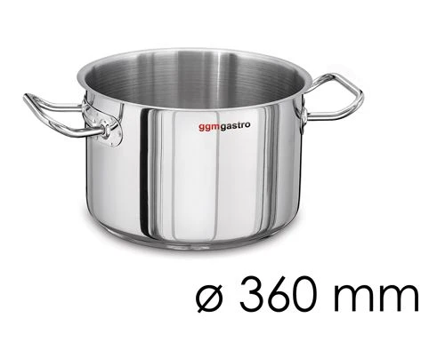 Fleischtopf - Ø 360 Mm - Höhe 220 Mm | Edelstahltopf | Kochtopf | Küchentopf | Bratentopf | Induktion 1 Fleischtopf - Ø 360 Mm - Höhe 220 Mm | Edelstahltopf | Kochtopf | Küchentopf | Bratentopf | Induktion