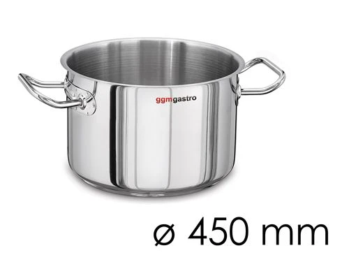 Fleischtopf - Ø 450 Mm - Höhe 220 Mm | Edelstahltopf | Kochtopf | Küchentopf | Bratentopf | Induktion 1 Fleischtopf - Ø 450 Mm - Höhe 220 Mm | Edelstahltopf | Kochtopf | Küchentopf | Bratentopf | Induktion
