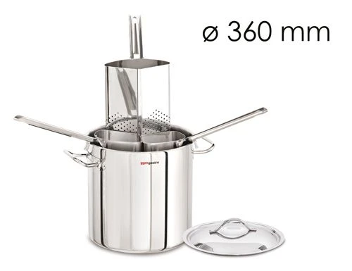 Pastatopf - Ø 360 Mm - Inkl. 4 Siebe 2 Pastatopf - Ø 360 Mm - Inkl. 4 Siebe – Bild 2