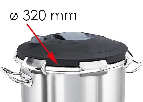 Silikon-Dichtung Für Schnellkochtopf - Ø 320 Mm 1 Silikon-Dichtung Für Schnellkochtopf - Ø 320 Mm