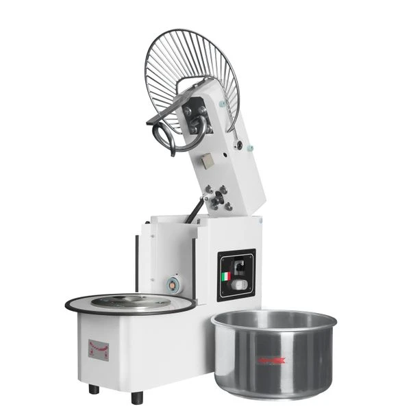 Teigknetmaschine - 53 Liter / 43 Kg - 2 Geschwindigkeiten - Kessel Abnehmbar Und Rührwerk Aufklappbar 3 Teigknetmaschine - 53 Liter / 43 Kg - 2 Geschwindigkeiten - Kessel Abnehmbar Und Rührwerk Aufklappbar – Bild 3