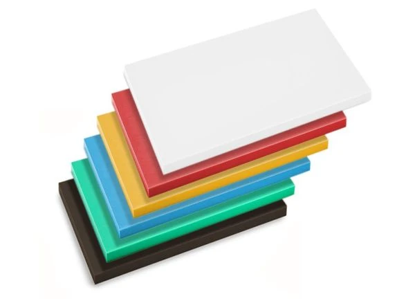 Schneidebrett - 40 X 60 Cm - Dicke 2 Cm -Weiß 2 Schneidebrett - 40 X 60 Cm - Dicke 2 Cm -Weiß – Bild 2