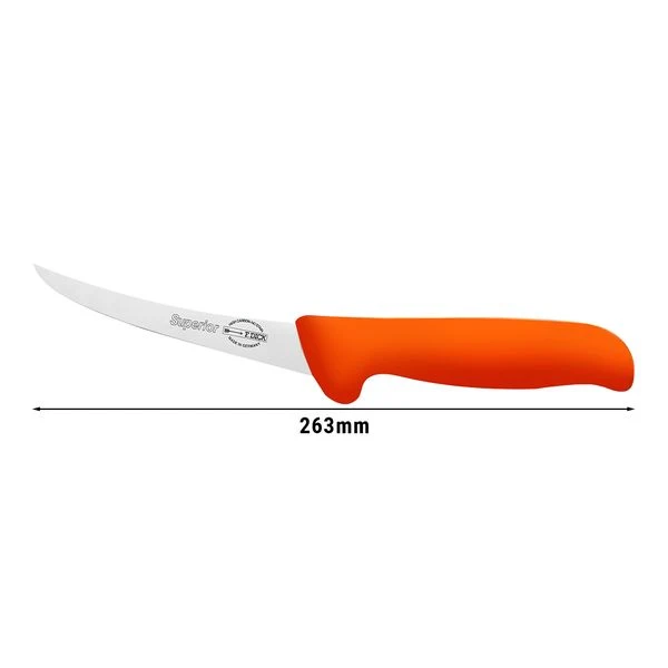 F. DICK | Ergogrip - Ausbeinmesser - Griff Orange - Klinge 13cm 1 F. DICK | Ergogrip - Ausbeinmesser - Griff Orange - Klinge 13cm