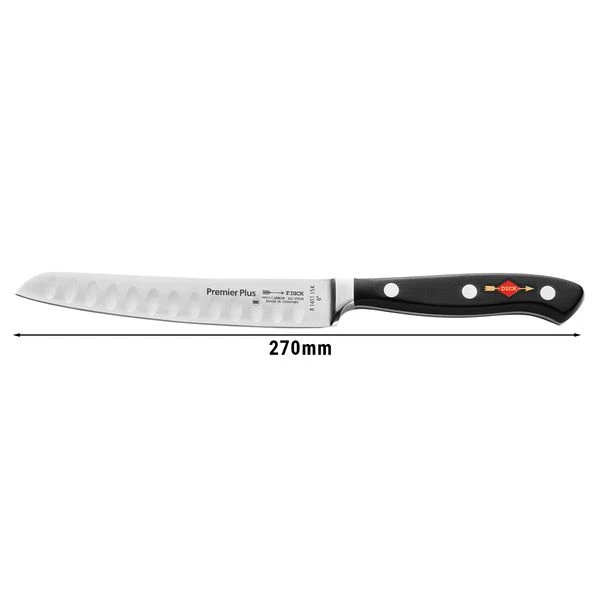 F. DICK | Premier Plus -Allzweckmesser Mit Kullenschliff - Klinge 16cm 1 F. DICK | Premier Plus -Allzweckmesser Mit Kullenschliff - Klinge 16cm