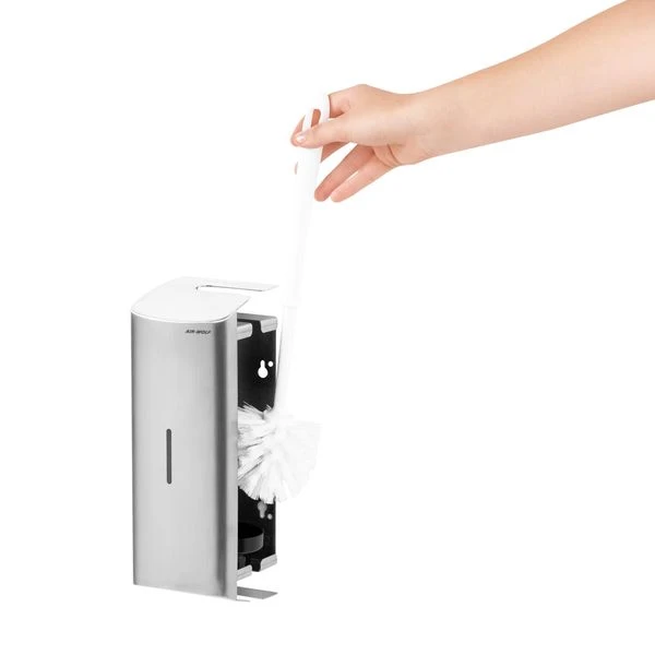 AIR-WOLF | WC-Bürstenhalter Mit Geschlossener Front - Edelstahl 6 AIR-WOLF | WC-Bürstenhalter Mit Geschlossener Front - Edelstahl – Bild 6