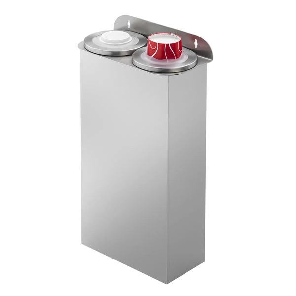 Set Doppelt Becherspender - Kunststoff - Anbauversion 2 Set Doppelt Becherspender - Kunststoff - Anbauversion – Bild 2