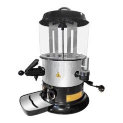 Schokoladenspender / Salep - 9 Liter - Schwarz Silber 13 Schokoladenspender / Salep - 9 Liter - Schwarz Silber -Koch Set Haus CS 1 3 0188