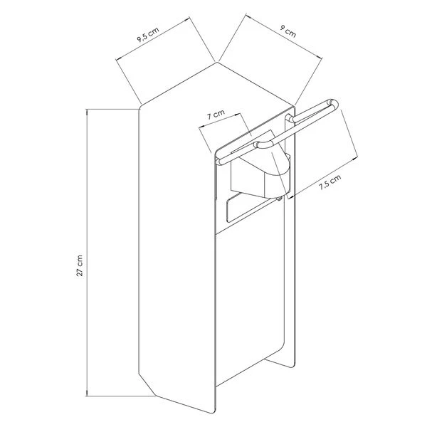 Desinfektionsspender Mit Bedienhebel - 1000ml - Edelstahl 2 Desinfektionsspender Mit Bedienhebel - 1000ml - Edelstahl – Bild 2