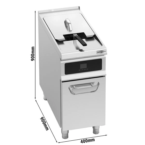 Elektro Fritteuse - 22 Liter - 22 KW - Mit Ölfiltersystem 1 Elektro Fritteuse - 22 Liter - 22 KW - Mit Ölfiltersystem