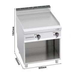 Elektro Bratplatte - 11,4 KW - Glatt