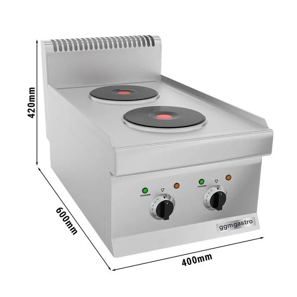 Elektroherd - 4 KW - 2 Platten Rund 1 Elektroherd - 4 KW - 2 Platten Rund