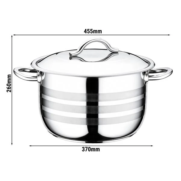 Gastro Edelstahl Kochtopf - Ø 340 Mm - 18,60 Liter 1 Gastro Edelstahl Kochtopf - Ø 340 Mm - 18,60 Liter