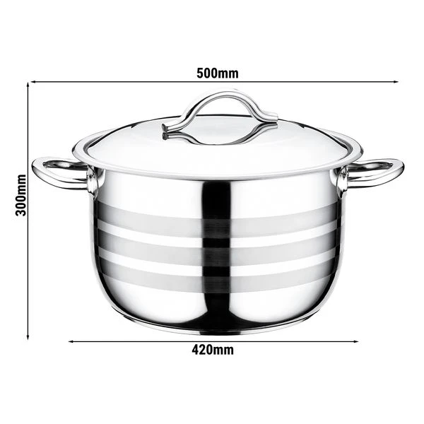 Gastro Edelstahl Kochtopf - Ø 400 Mm - 27,80 Liter 1 Gastro Edelstahl Kochtopf - Ø 400 Mm - 27,80 Liter