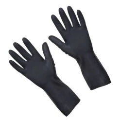 Reinigungshandschuhe, Schwarz, Gr. L