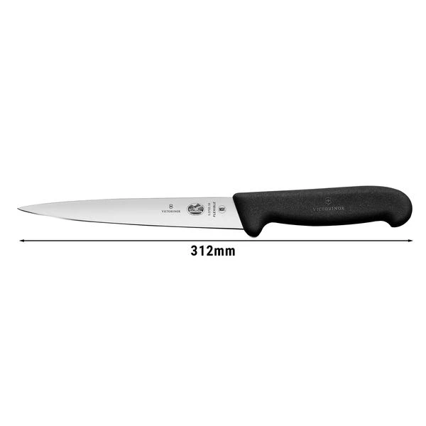 VICTORINOX | Filetiermesser - 18cm - Schwarz 1 VICTORINOX | Filetiermesser - 18cm - Schwarz