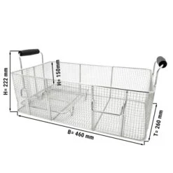 Elektro Fisch Fritteuse - 20,4 Liter - 5 KW - Mit Ablasshahn 14 Elektro Fisch Fritteuse - 20,4 Liter - 5 KW - Mit Ablasshahn -Koch Set Haus FKEFJ 30 masse2 b768