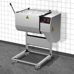 Elektrischer Fleischmischer - 135 Liter - 100 Kg - 1,5 KW - 2 Messer 7 Elektrischer Fleischmischer - 135 Liter - 100 Kg - 1,5 KW - 2 Messer -Koch Set Haus FMESP135 0042 9bbe