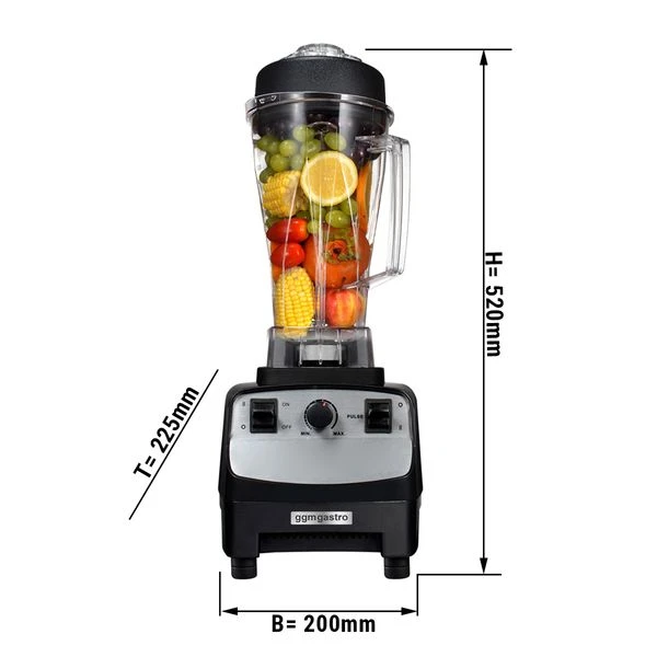 Foodmixer/ Standmixer - 2 Liter - 1500 Watt 1 Foodmixer/ Standmixer - 2 Liter - 1500 Watt