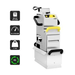 Tragbarer Frittierölfilter - 50 Liter/Minute - Für Max. 20 Liter Fritteusen -Koch Set Haus FOFTV50 2 b3d0