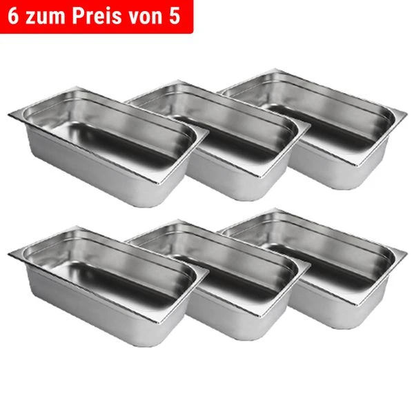 Edelstahl GN Behälter 1/1 - Tiefe: 100 Mm 2 Edelstahl GN Behälter 1/1 - Tiefe: 100 Mm – Bild 2