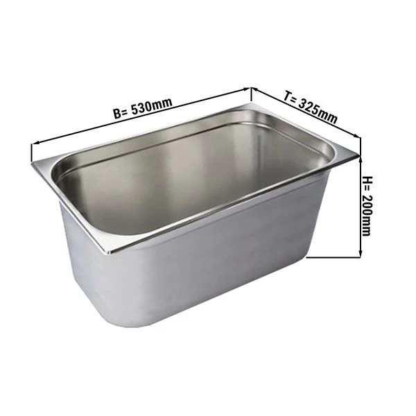 GN Behälter 1/1 - Tiefe 200 Mm 1 GN Behälter 1/1 - Tiefe 200 Mm