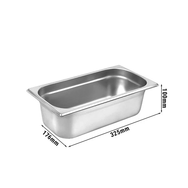 GN Behälter 1/3 - Tiefe 100 Mm 1 GN Behälter 1/3 - Tiefe 100 Mm