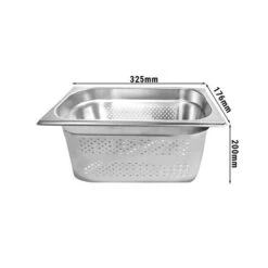 GN Behälter Gelocht 1/3 - Tiefe 200 Mm
