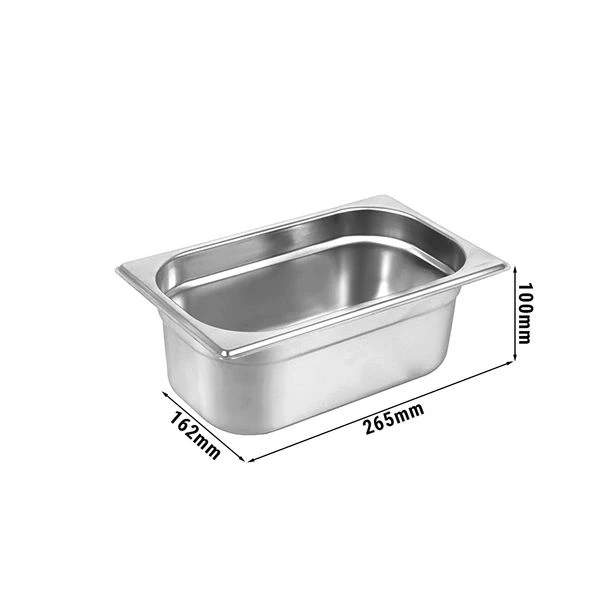 GN Behälter 1/4 - Tiefe 100 Mm 1 GN Behälter 1/4 - Tiefe 100 Mm