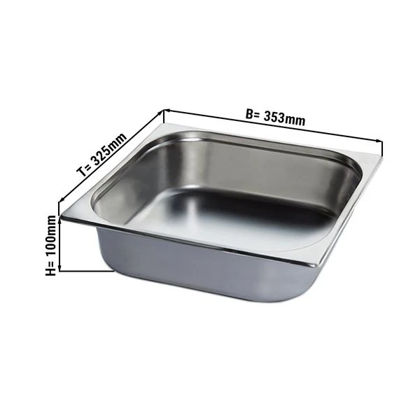 GN Behälter 2/3 - Tiefe 100 Mm 1 GN Behälter 2/3 - Tiefe 100 Mm
