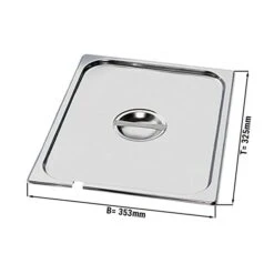 GN Deckel 2/3 - Mit Löffelaussparung