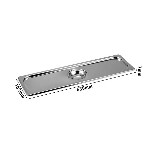 GN Deckel 2/4 - Mit Löffelaussparung 1 GN Deckel 2/4 - Mit Löffelaussparung