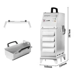 Tragbarer Akku-Frittierölfilter - 30 Liter/Minute - Für Max. 12 Liter Fritteusen