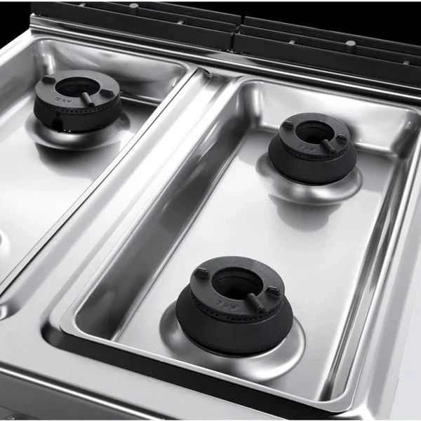 Gasherd - 42 KW - 6 Brenner 8 Gasherd - 42 KW - 6 Brenner – Bild 8