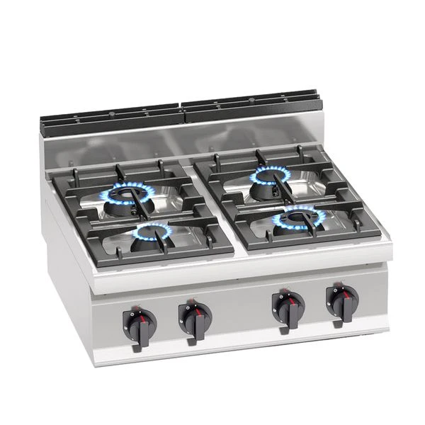 Gasherd - 28 KW - 4 Brenner 6 Gasherd - 28 KW - 4 Brenner – Bild 6