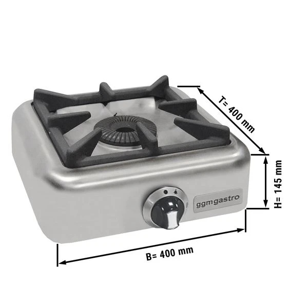 Gaskocher - 4 KW - 1 Brenner 2 Gaskocher - 4 KW - 1 Brenner – Bild 2