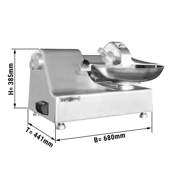 Horizontaler Cutter - 5,5 Liter - 550 Watt - 230 Volt - 1450rpm 1 Horizontaler Cutter - 5,5 Liter - 550 Watt - 230 Volt - 1450rpm