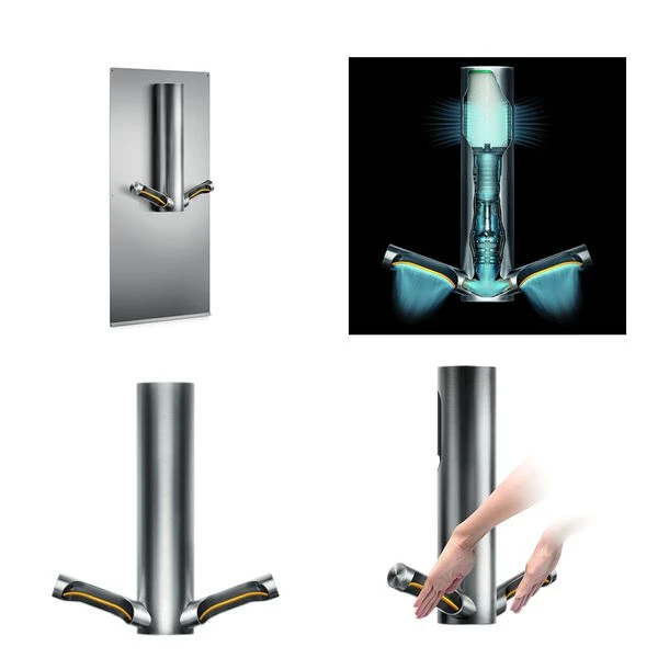 DYSON | Händetrockner Mit Sensor & HEPA-Filter - Edelstahl Gebürstet 4 DYSON | Händetrockner Mit Sensor & HEPA-Filter - Edelstahl Gebürstet – Bild 4