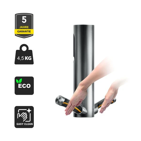 DYSON | Händetrockner Mit Sensor & HEPA-Filter - Edelstahl Gebürstet 3 DYSON | Händetrockner Mit Sensor & HEPA-Filter - Edelstahl Gebürstet – Bild 3