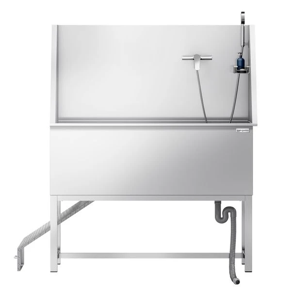 Haustierpflegewanne- Mit Rampe, Armatur Und Gelochtem Edelstahlboden 6 Haustierpflegewanne- Mit Rampe, Armatur Und Gelochtem Edelstahlboden – Bild 6