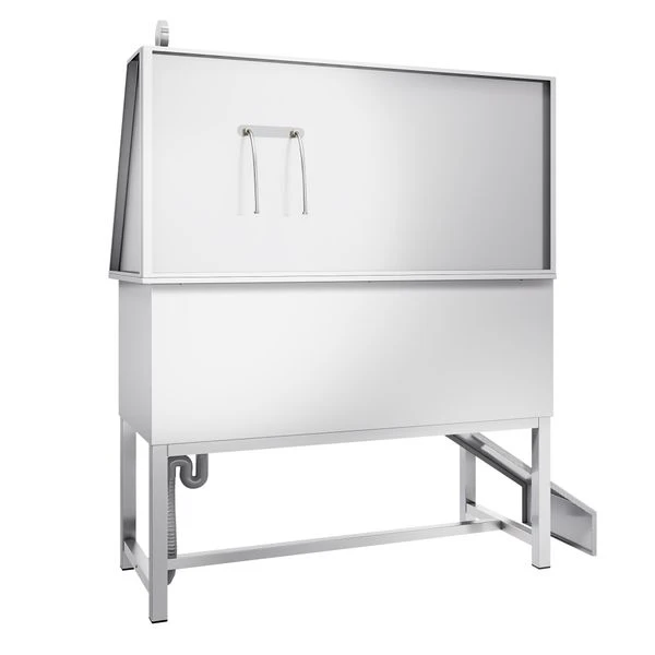 Haustierpflegewanne- Mit Rampe, Armatur Und Gelochtem Edelstahlboden 8 Haustierpflegewanne- Mit Rampe, Armatur Und Gelochtem Edelstahlboden – Bild 8