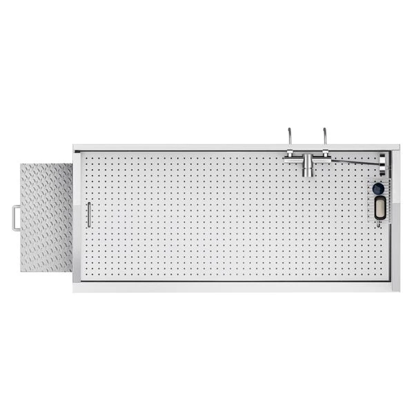 Haustierpflegewanne- Mit Rampe, Armatur Und Gelochtem Edelstahlboden 9 Haustierpflegewanne- Mit Rampe, Armatur Und Gelochtem Edelstahlboden – Bild 9