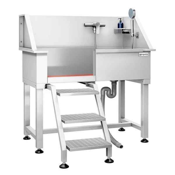 Haustierpflegewanne- Mit Treppe, Armatur Und Anti-Rutsch Matte 3 Haustierpflegewanne- Mit Treppe, Armatur Und Anti-Rutsch Matte – Bild 3