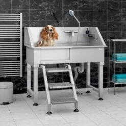 Haustierpflegewanne- Mit Treppe, Armatur Und Anti-Rutsch Matte 20 Haustierpflegewanne- Mit Treppe, Armatur Und Anti-Rutsch Matte -Koch Set Haus HTPWEV room 1da9