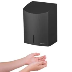 AIR-WOLF | Händetrockner Mit Infrarotsensor - ABS Mattschwarz -Koch Set Haus HTSAW4 2 380e