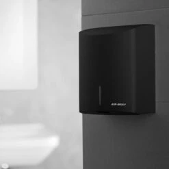 AIR-WOLF | Händetrockner Mit Infrarotsensor - ABS Mattschwarz -Koch Set Haus HTSAW4 5 e5e6