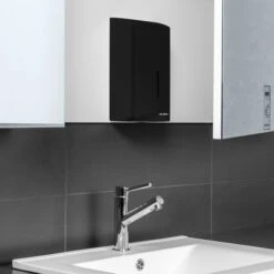 AIR-WOLF | Händetrockner Mit Infrarotsensor - ABS Mattschwarz -Koch Set Haus HTSAW8 7 e25f